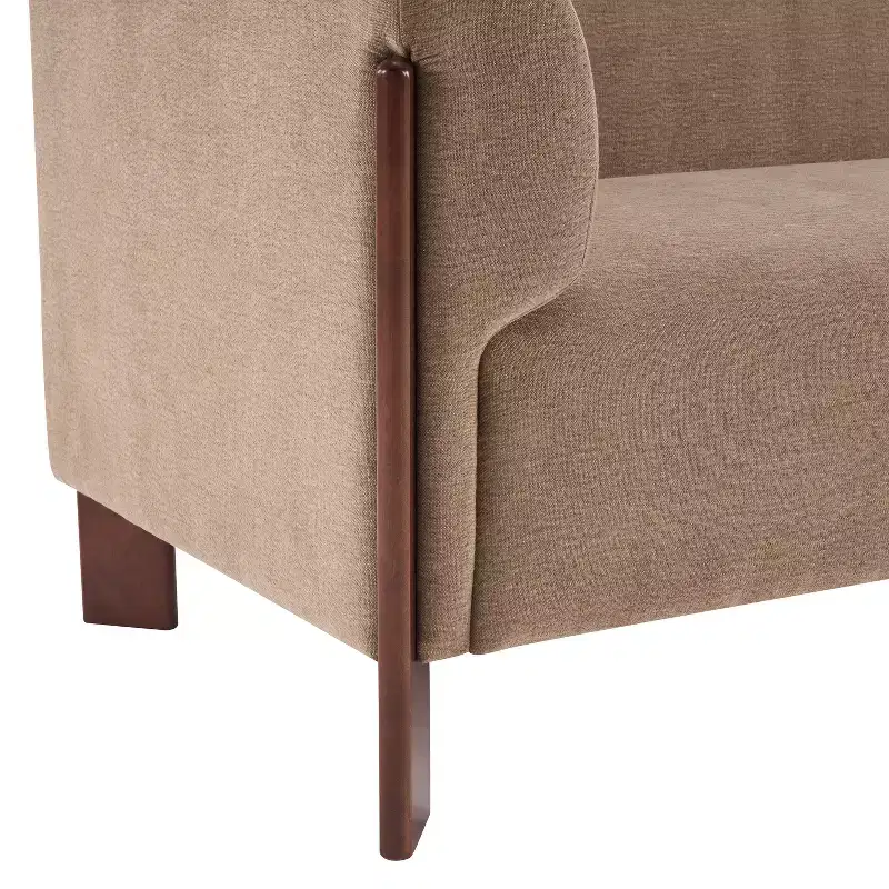 Christopher Knight Home Patcharee Modern 80 3-Seater Wooden Upholstered Sofa