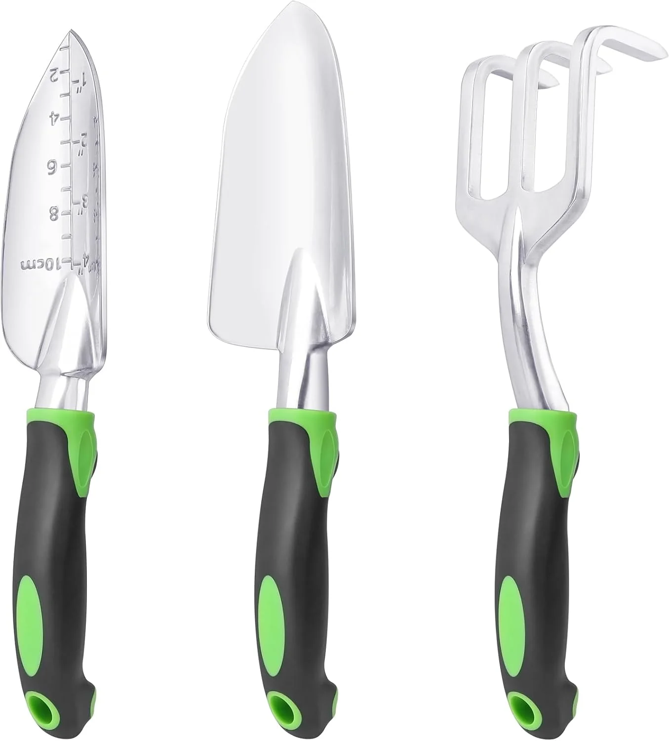 3-Piece Heavy Duty Garden Tool Set with Ergonomic Non-Slip Handle