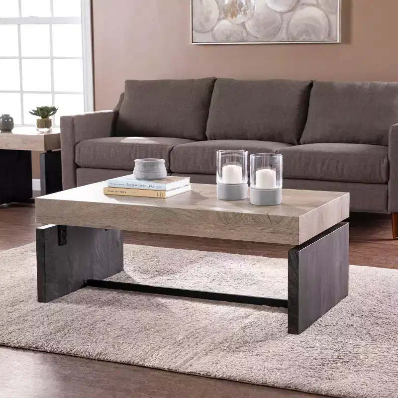 Hapsford Cocktail Table - Natural - SEI