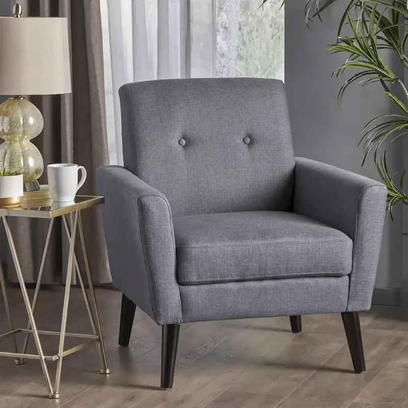 Sienna Mid-century Fabric Club Chair by Christopher Knight Home