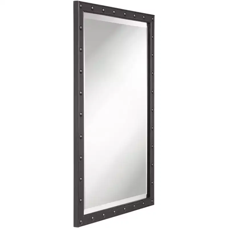 Braddock Black 28 x 38 Rectangular Wall Mirrors Set of 2