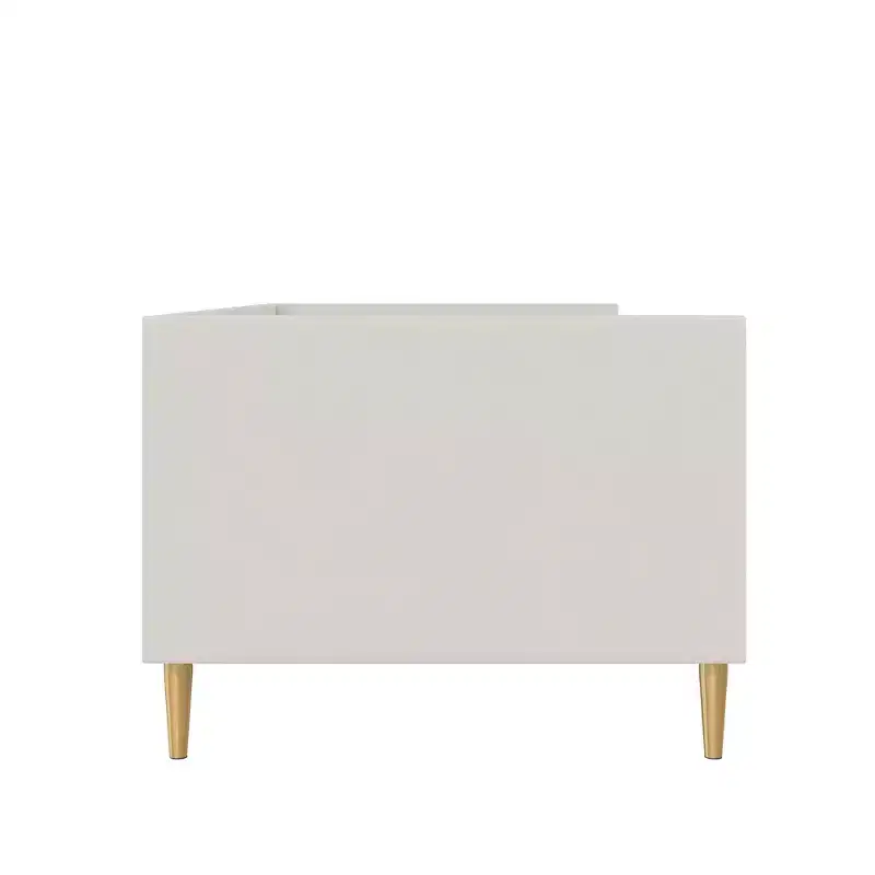 DHP Alicent Upholstered Light Gray Daybed