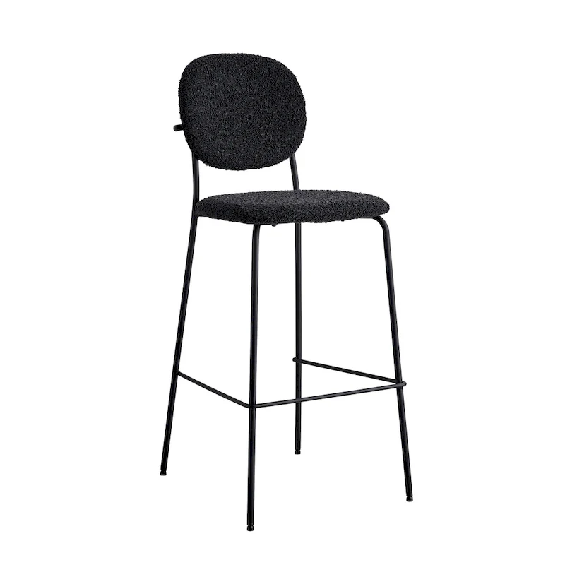 Carley Boucle Bar Height Stools (2 Pcs)