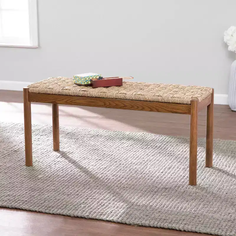 Scalby Natural Seagrass Bench - Brown - SEI