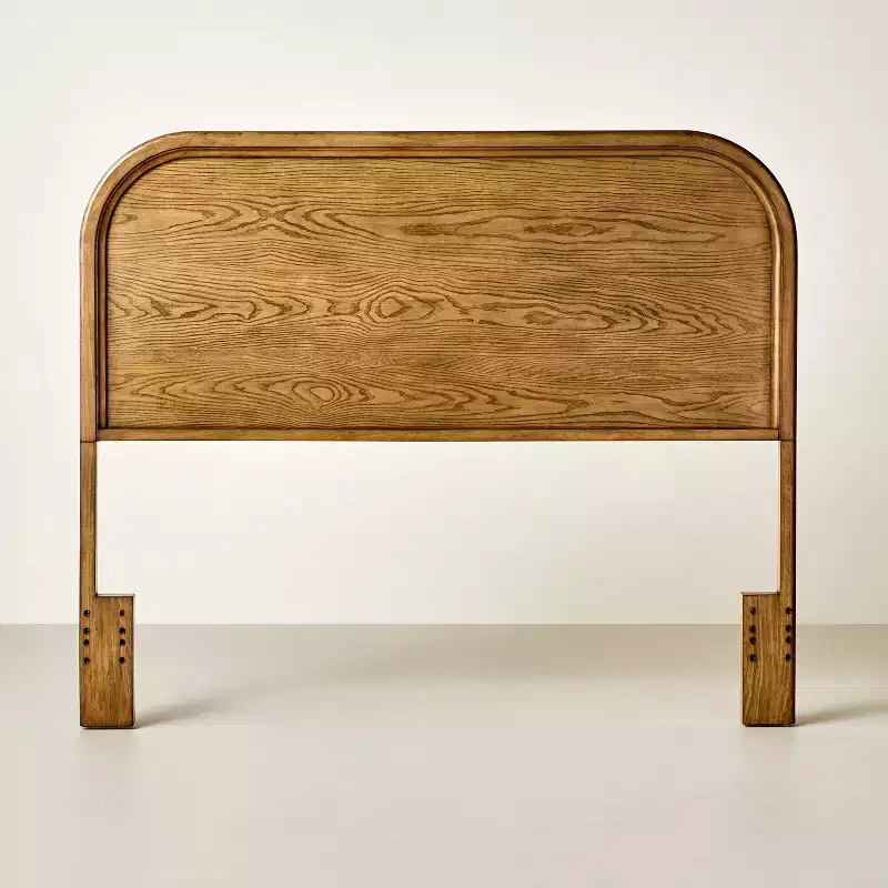 Queen Traditional Wooden Headboard Aged Oak - Hearth & Hand™ with Magnolia