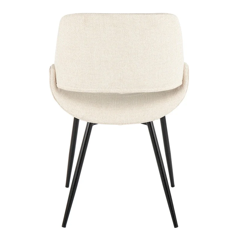 Carson Carrington Svellingen Dining Chair with Tapered Metal Legs (Set of 2)
