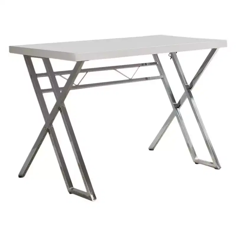 Modern Home Office Writing Workstation Computer Desk (White)