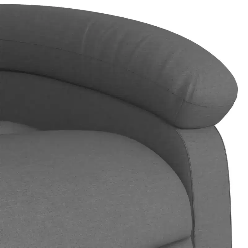 vidaXL Massage Recliner Chair, Adjustable Backrest/Footrest, Reclining Sofa - Dark Green