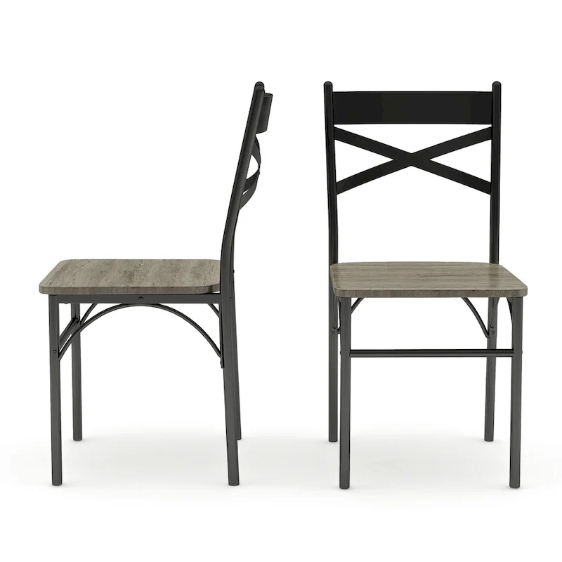 DH BASIC Small Space 4-Person Dining Set by Denhour