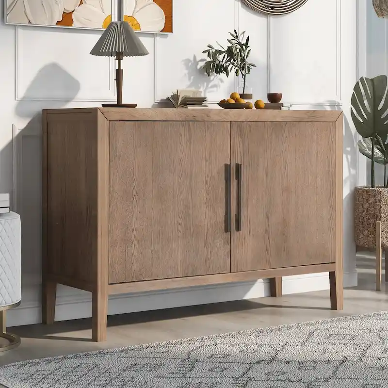 Wooden Cabinet with 2 Doors