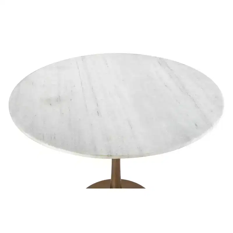 Dining Table White/Gold - ZM Home