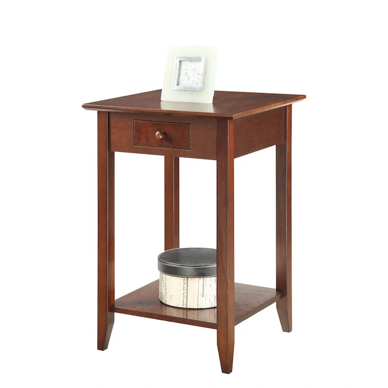 1 Drawer End Table with Shelf