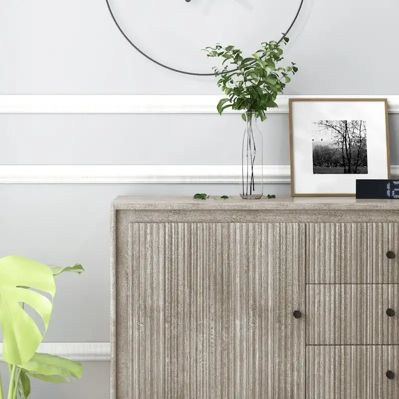 3-Drawer Wood Accent Cabinet - 39.5 x 16 x 31