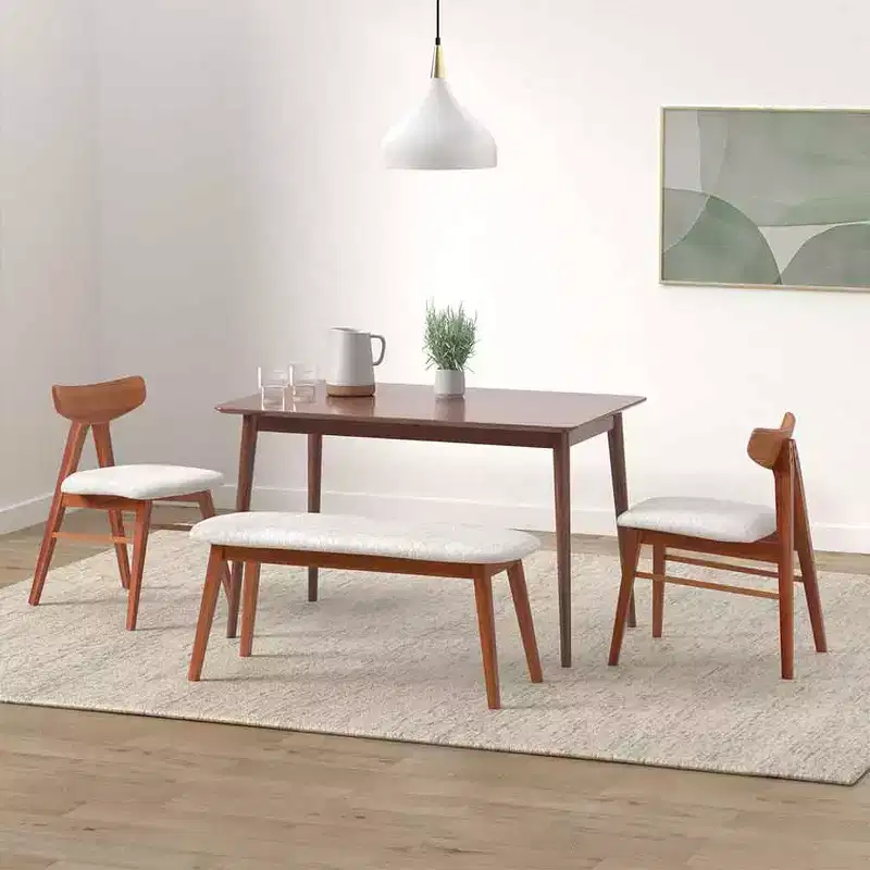 FDW Dining Table Kitchen Table 47 Dining Room Table Small Kitchen Table for Small Spaces Table Modern Home Furniture Dinner Table Rectangular