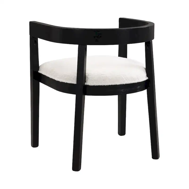 Ladieu Fabric and Wood Tub Dining Chairs Set of 2by Christopher Knight Home