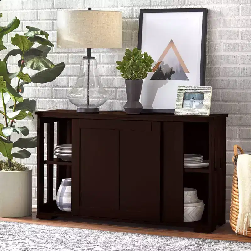 Buylateral Pacific Modular Design Stackable Cabinet with Sliding Doors