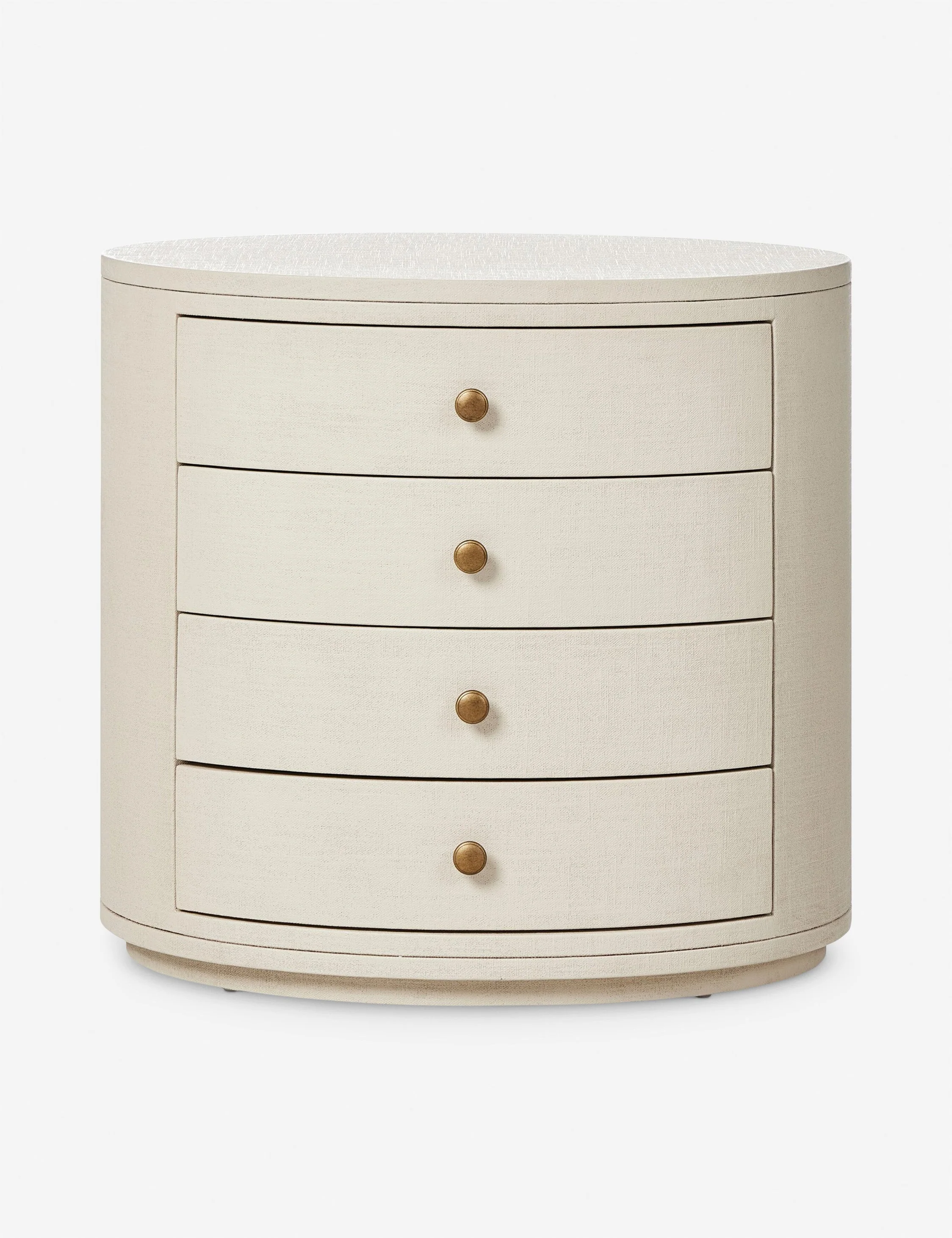 Nightstand - The nightstand brings clean curves and quiet texture to your bedside