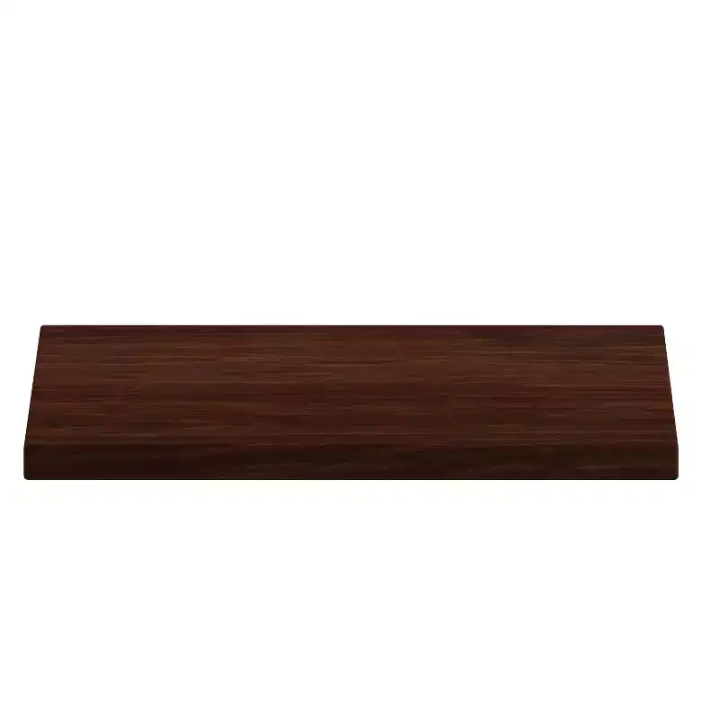 Emma and Oliver 36 Square High-Gloss Resin Table Top with 2 Thick Drop-Lip