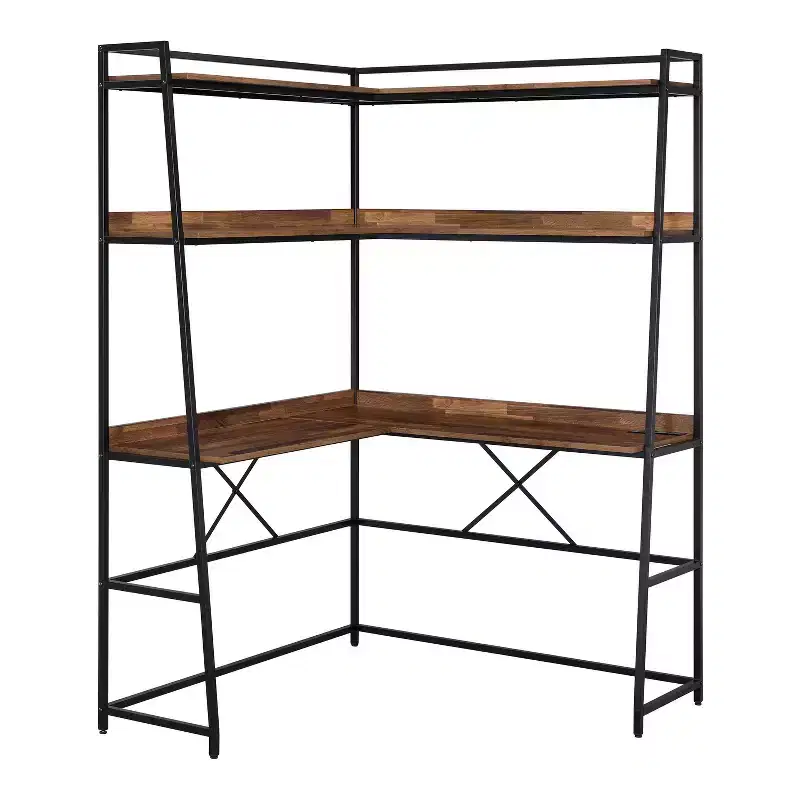 Clydebank Corner Desk with Bookcase and USB Plug - HOMES: Inside + Out