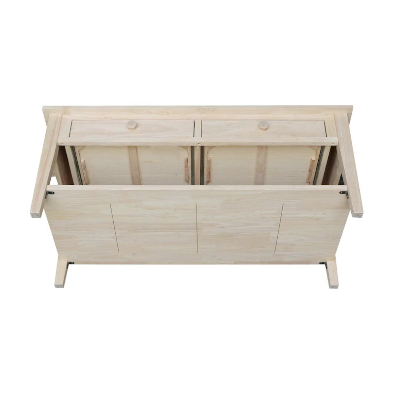 Modern Luxurious Nightstand with 2 Drawers