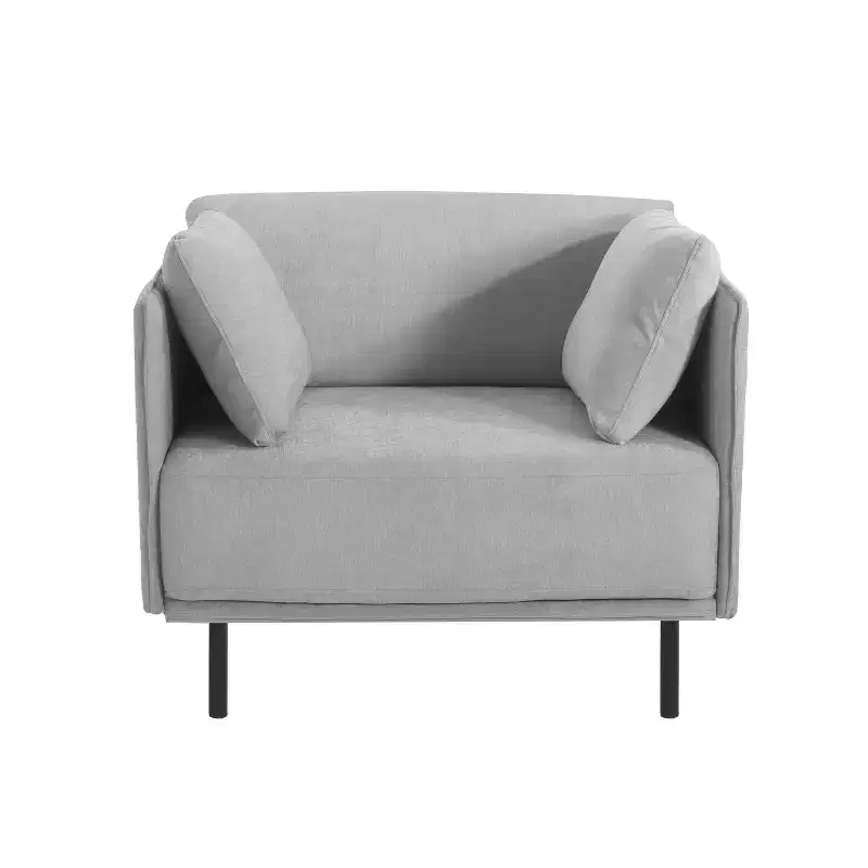 Polyester & Solid Wood Lounge Chair 31.1''H x 32.28''W x 39.17''D