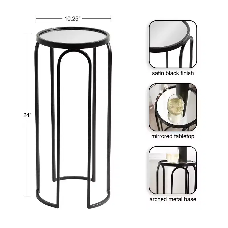 Kate and Laurel Pomeroy Metal Drink Table