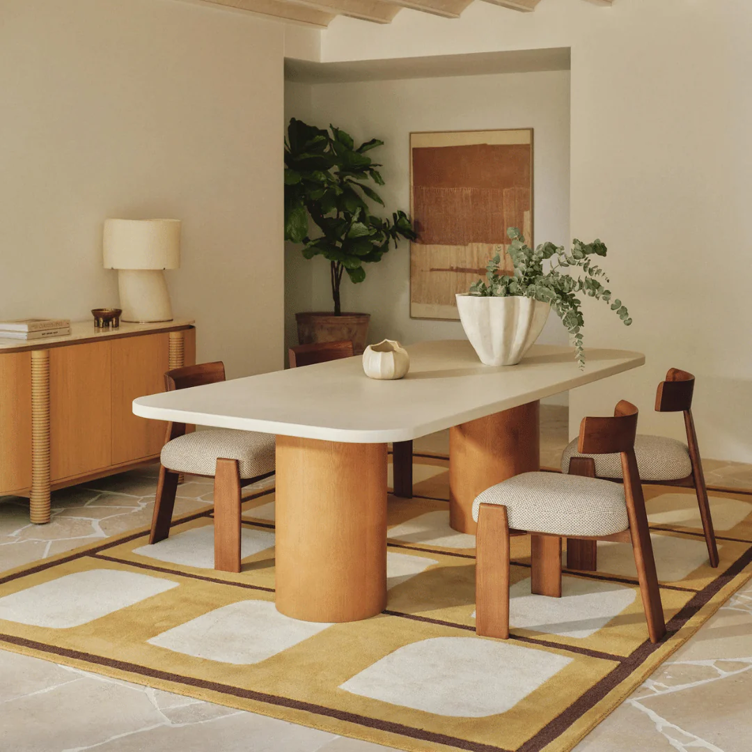 Walnut brown Walnut Dining Chair with High Density Foam and Padded Seat for Dining Room