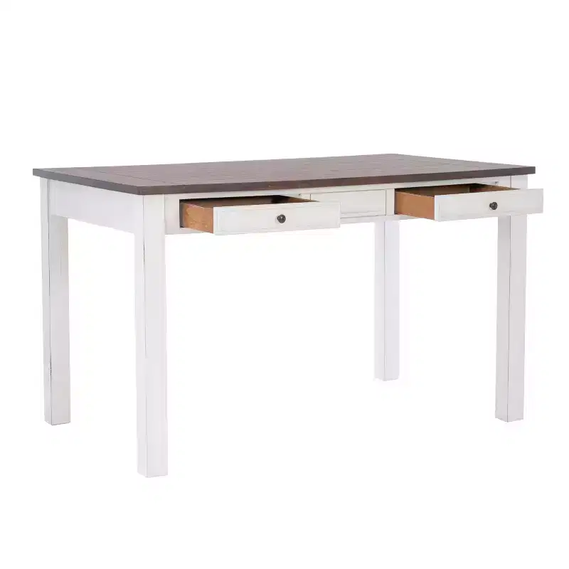 Powell 6pc Bruner Rectangle Counter Height Dining Set White