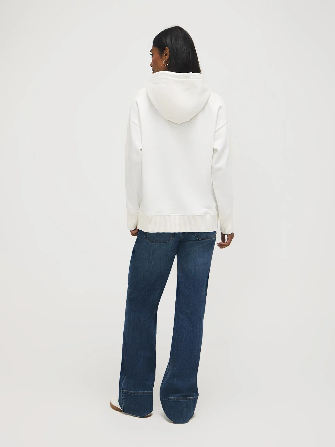 Cotton-Blend Fleece Hoodie