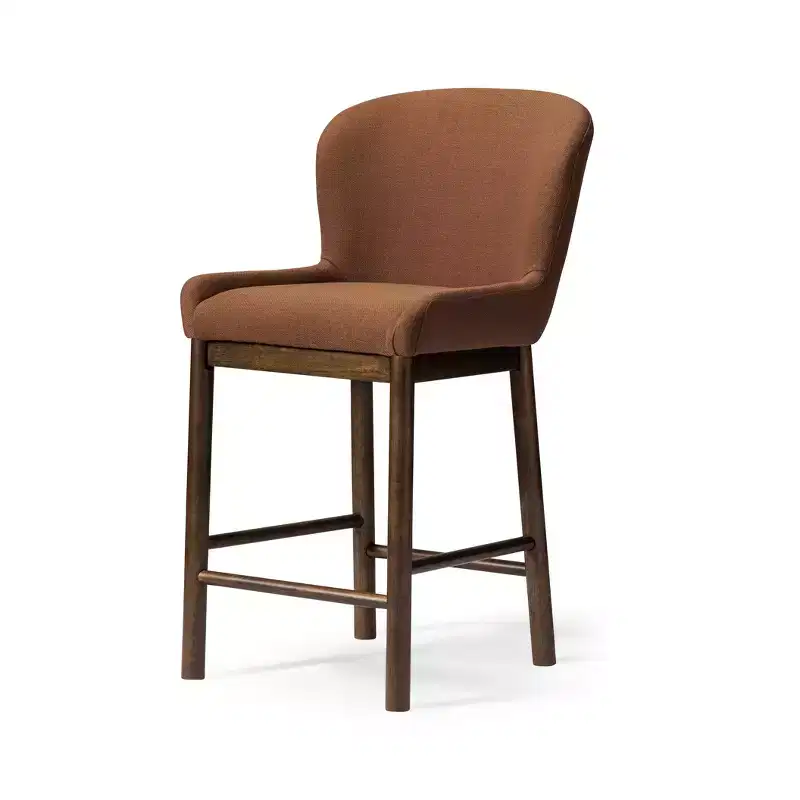 Maven Lane Gia Counter Stool with Fabric Upholstery 26