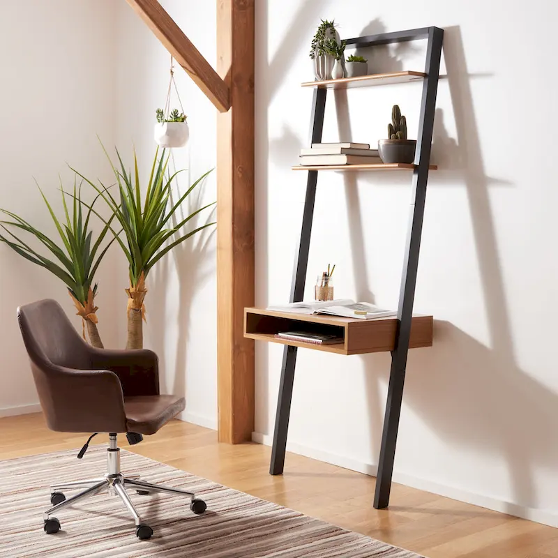 2-Shelf Leaning Desk