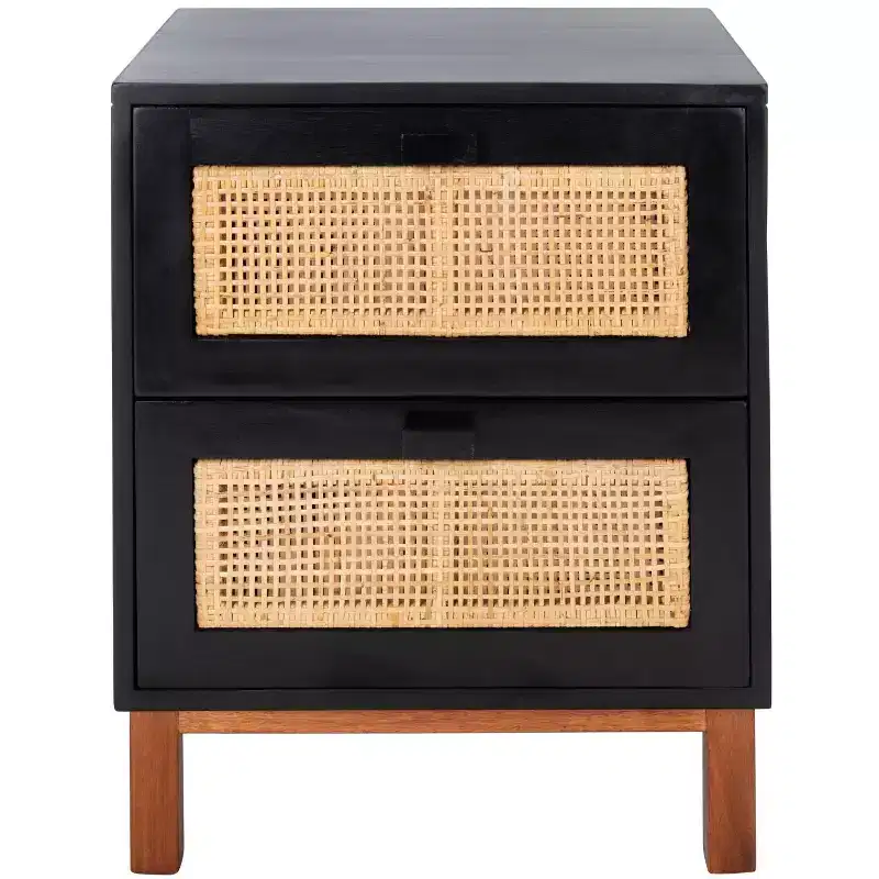 Erica 2 Drawer Nightstand - NST4006 - Safavieh