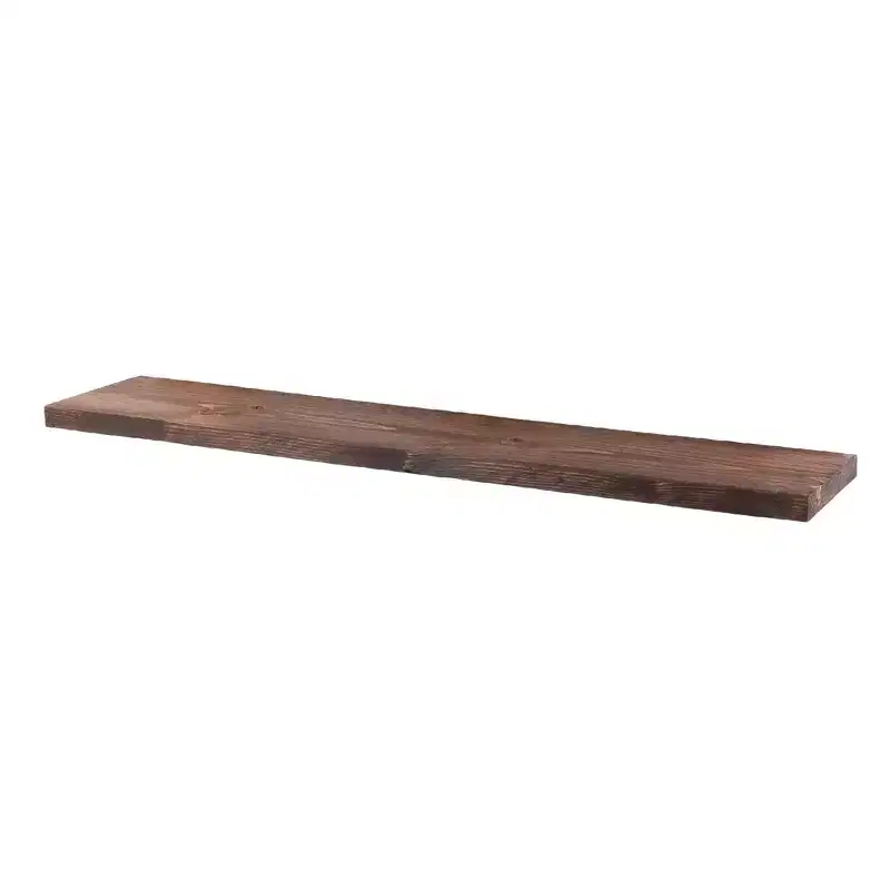 RESTORE Trail Brown 36 in. Wood Shelf (Wood Only) by Pipe Decor