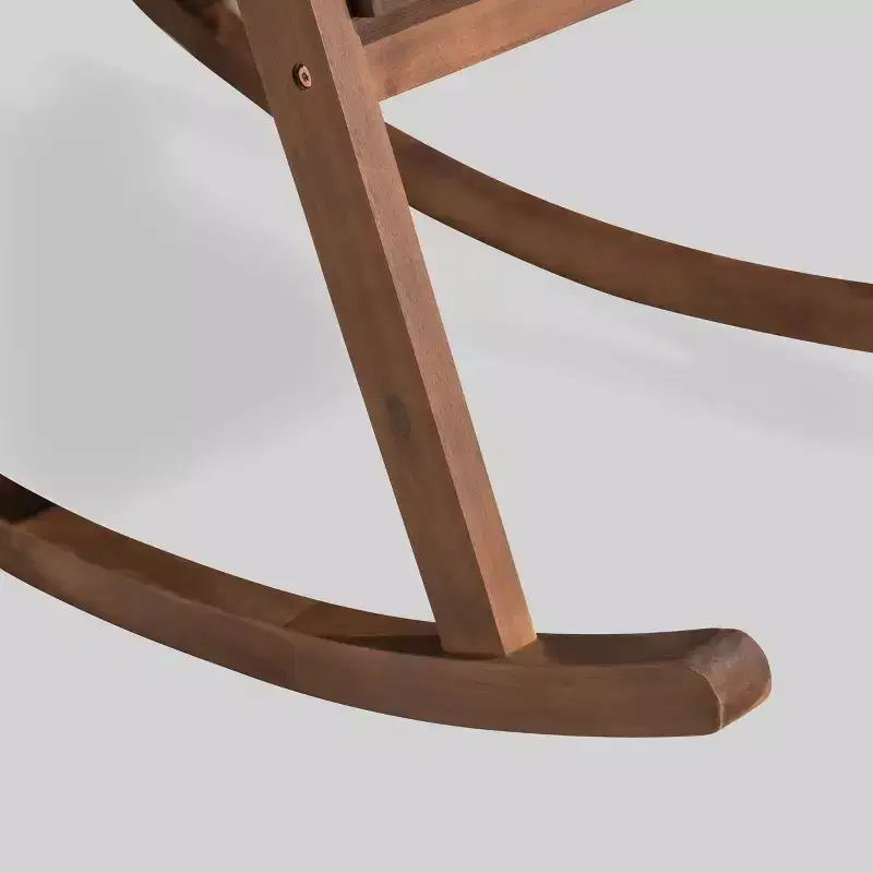 Gus Acacia Wood Patio Rocking Chair - Christopher Knight Home
