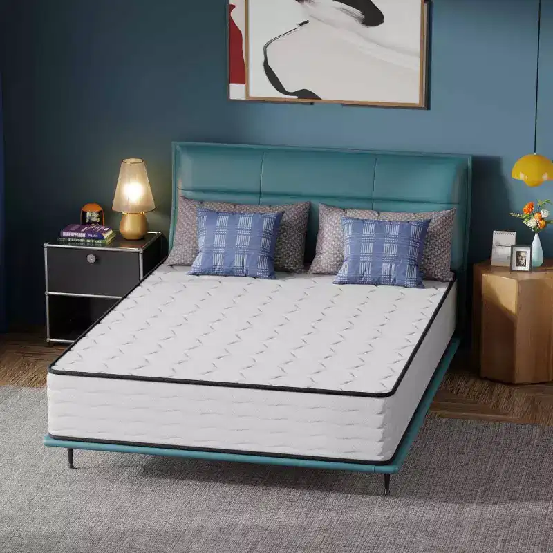 BestMassage 12 Inch Hybrid Mattress with Innerspring and Foam Fiberglass Free Medium Firm Ideal for Back Stomach and Side Sleepers