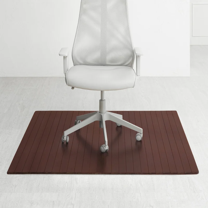 Jani Eco Bamboo Standard Rectangular 5 x 4 ft Chair Mat