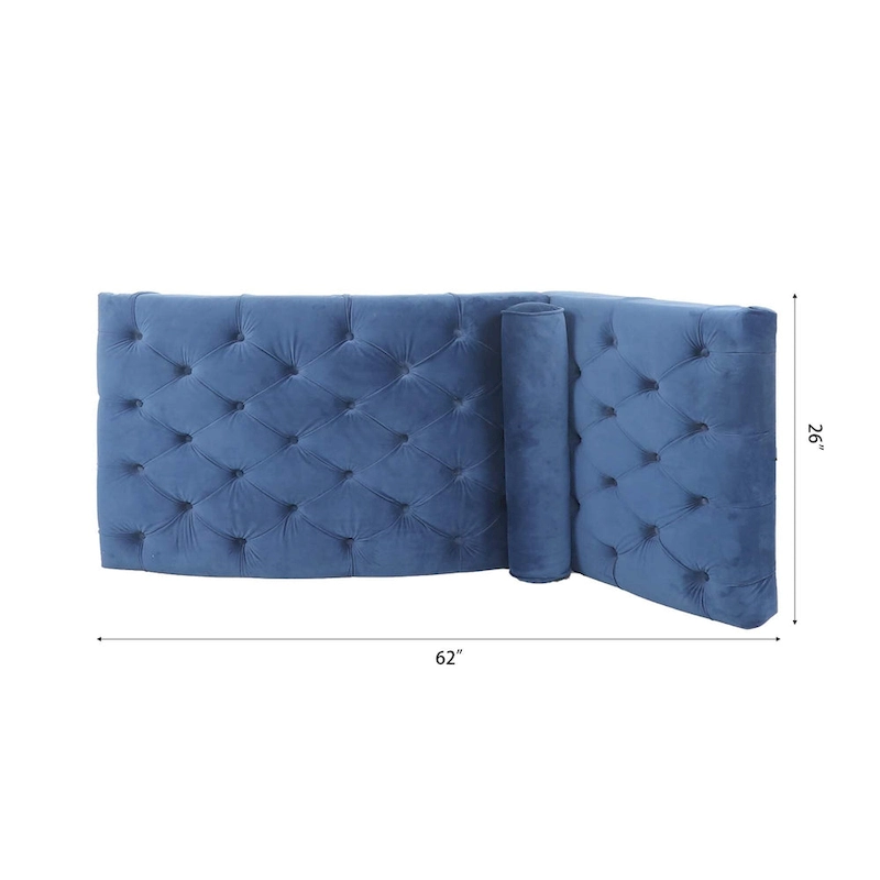 62W Upholstered Chaise Lounge