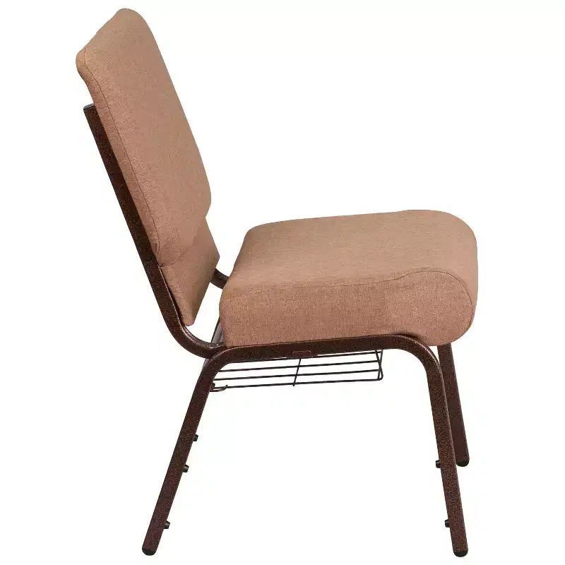 Flash Furniture HERCULES Series 21''W Church Chair with Book Rack