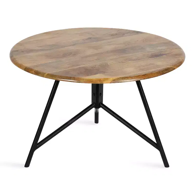 Kate and Laurel Pallson Round Wood Coffee Table