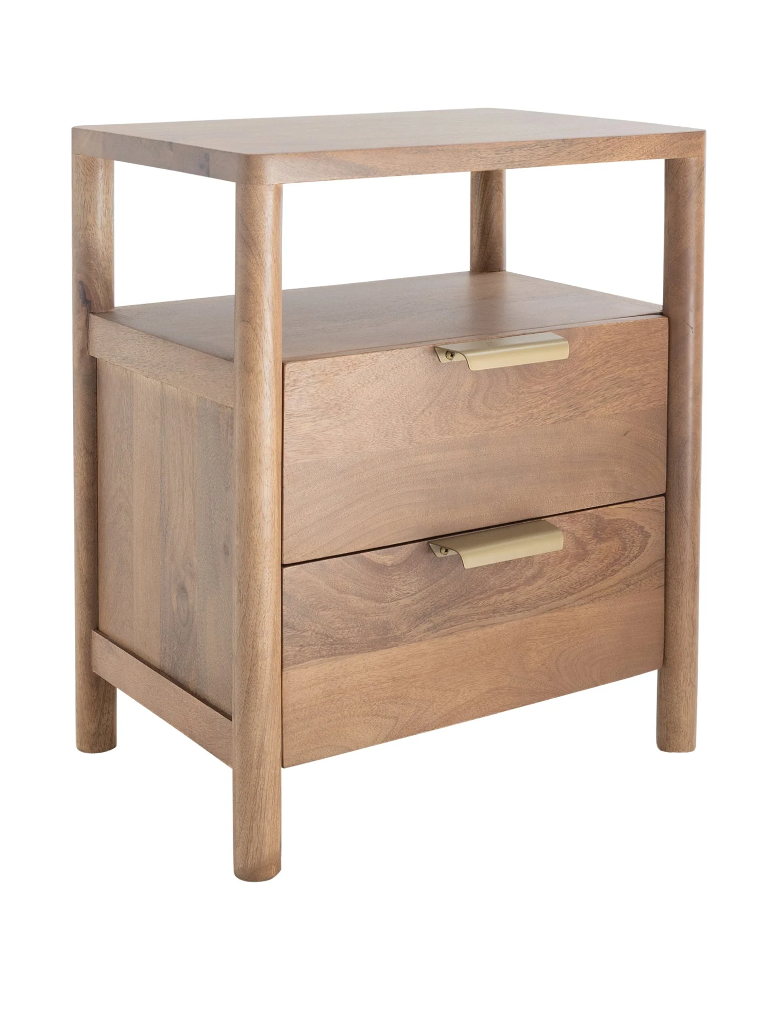 Wood Nightstand for Bedroom