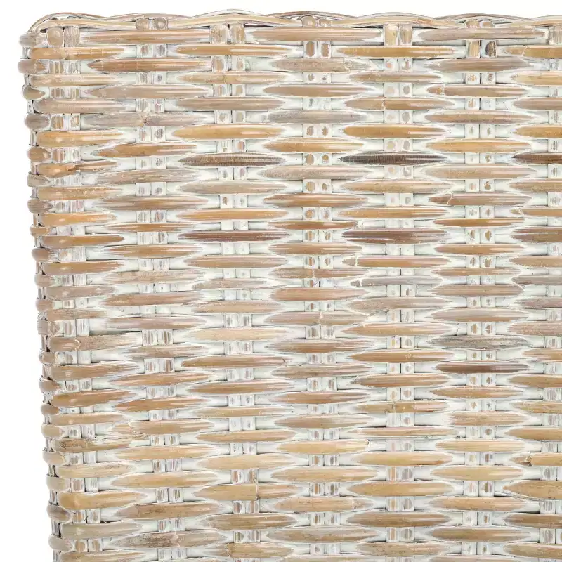 Ozias 19 H Wicker Dining Chair (Set of 2) - SEA8014 - Safavieh