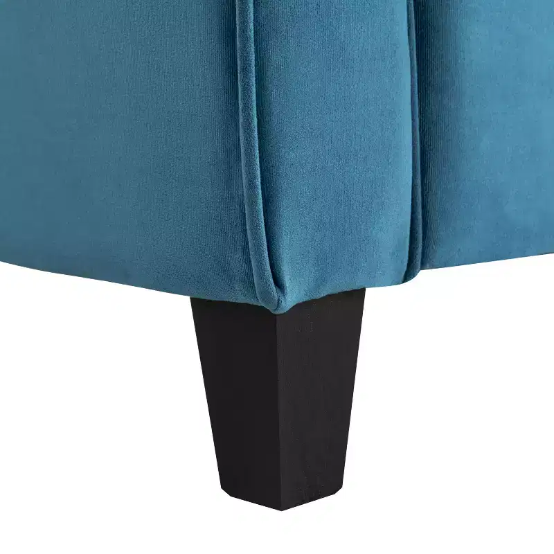 Lifestyle Solutions Harper Loveseat Blue Velvet