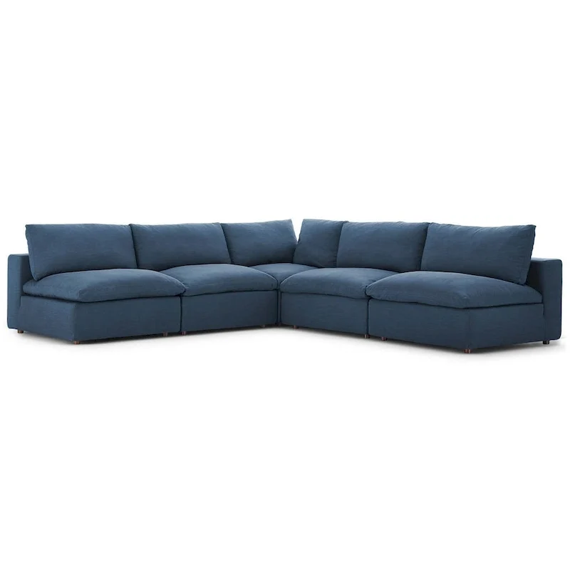 Copper Grove Hrazdan Down-filled Overstuffed 5-piece Sectional Sofa Set