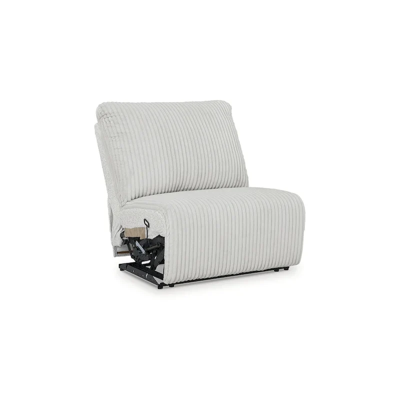 Signature Design by Ashley Top Tier Light Gray 6-Piece Reclining Sectional with Chaise - 149.5W x 132.5D x 40H