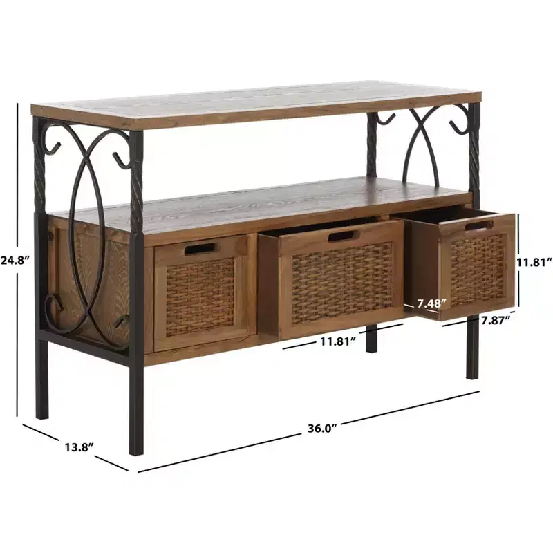 Joshua Media Console - AMH6532 -Safavieh Couture