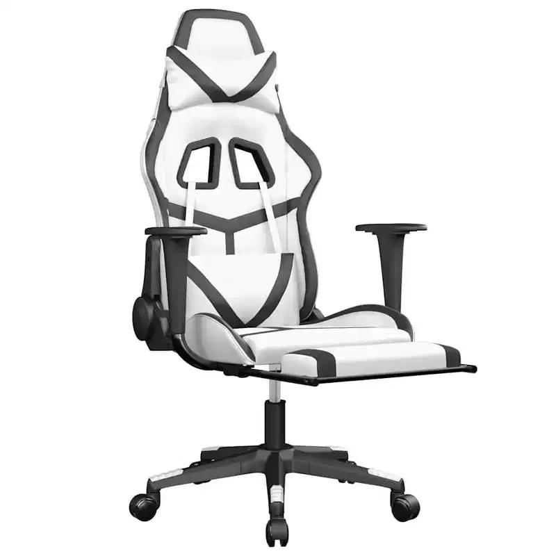 vidaXL Gaming Chair Black and Red
