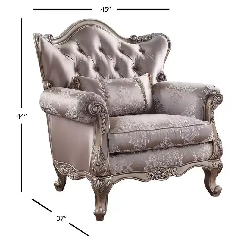 45 Jayceon Fabric Chair Champagne - Acme Furniture