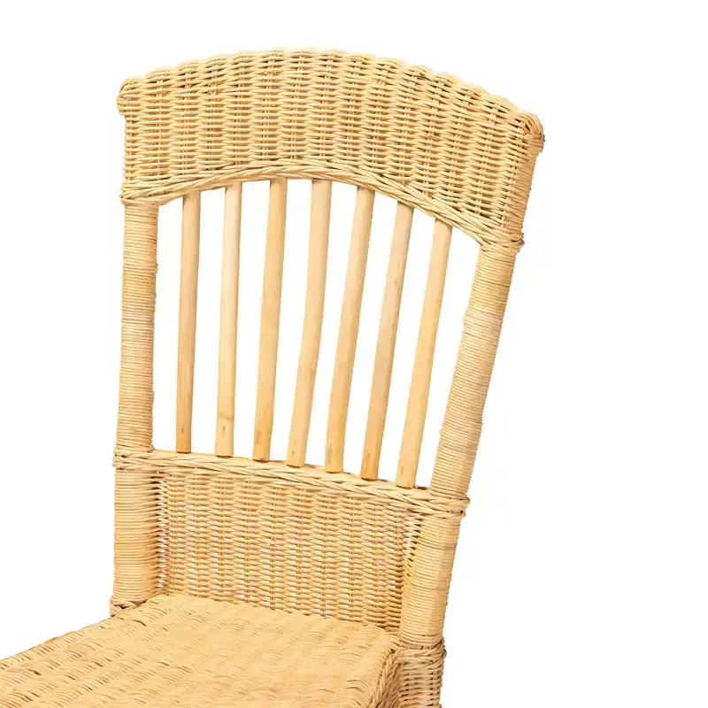 GDFStudio Tuttle Modern Bohemian Rattan Dining Chair
