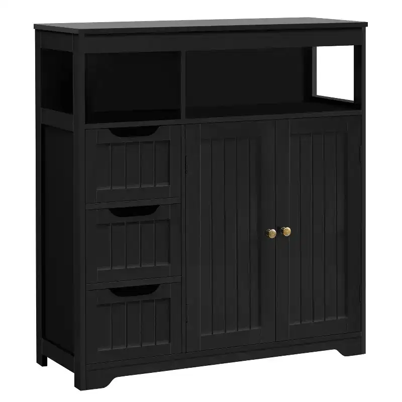 Freestanding Wooden Floor Cabinet for Bedroom, Bathroom and Living Room