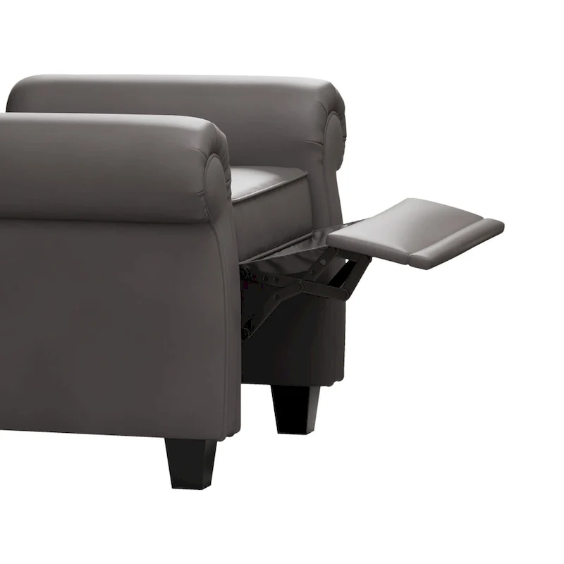 Modern Tufted Push Back Armchair